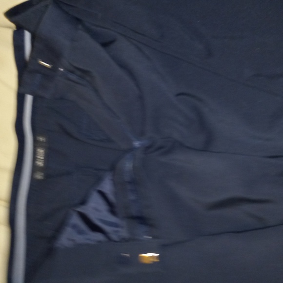 Zara Basic Turkey Women's Trousers Size US Large Navy Blue Pockets Elastic Waist - Picture 4 of 10